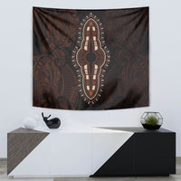 Africa Dashiki Tapestry African Tribal Art Mixed Polynesian Tattoo Red Color Unique - Wonder Print Shop