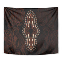 Africa Dashiki Tapestry African Tribal Art Mixed Polynesian Tattoo Red Color Unique - Wonder Print Shop