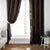 Africa Dashiki Window Curtain African Tribal Art Mixed Polynesian Tattoo Red Color Unique - Wonder Print Shop