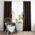 Africa Dashiki Window Curtain African Tribal Art Mixed Polynesian Tattoo Red Color Unique - Wonder Print Shop