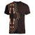 Africa Dashiki Women V Neck T Shirt African Tribal Art Mixed Polynesian Tattoo Red Color Unique - Wonder Print Shop