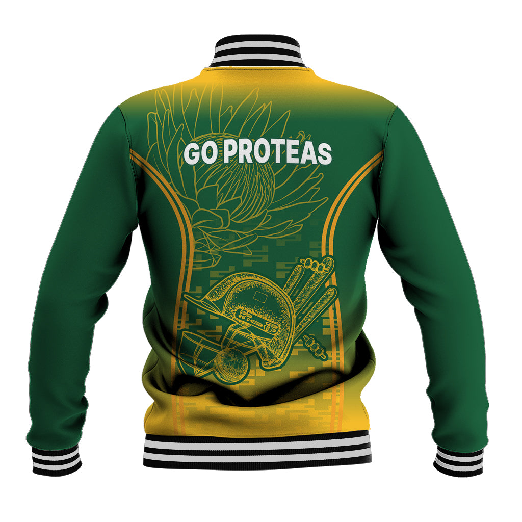 South Africa Cricket Baseball Jacket Go Proteas World Cup Version 2023 Sproty LT9 - Wonder Print Shop