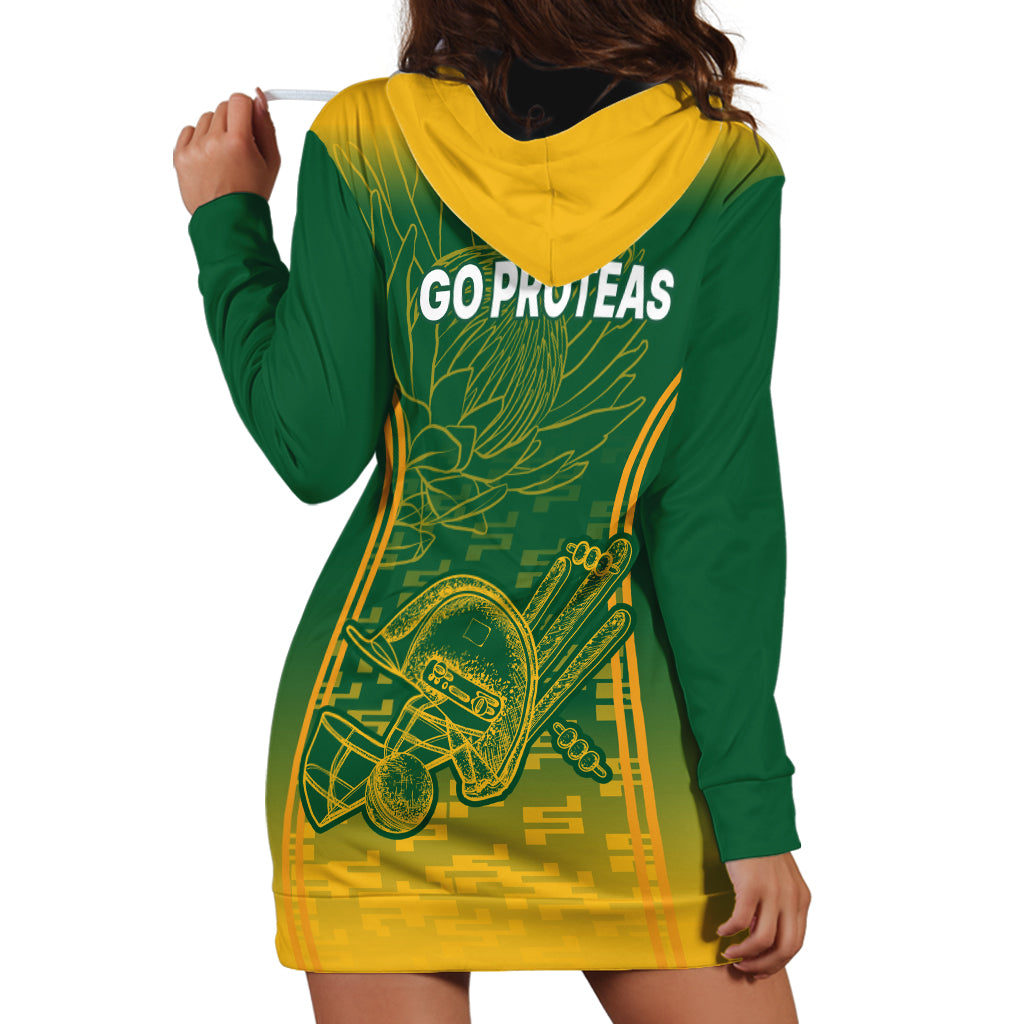 South Africa Cricket Hoodie Dress Go Proteas World Cup Version 2023 Sproty - Wonder Print Shop