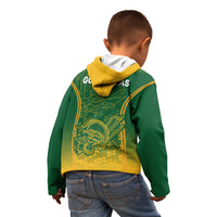 South Africa Cricket Kid Hoodie Go Proteas World Cup Version 2023 Sproty - Wonder Print Shop