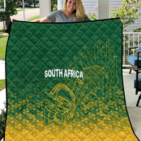South Africa Cricket Quilt Go Proteas World Cup Version 2023 Sproty - Wonder Print Shop