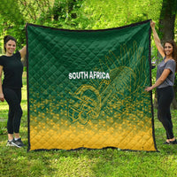 South Africa Cricket Quilt Go Proteas World Cup Version 2023 Sproty - Wonder Print Shop