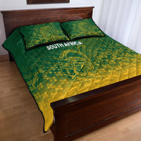 South Africa Cricket Quilt Bed Set Go Proteas World Cup Version 2023 Sproty - Wonder Print Shop