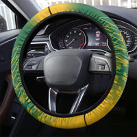 South Africa Cricket Steering Wheel Cover Go Proteas World Cup Version 2023 Sproty - Wonder Print Shop