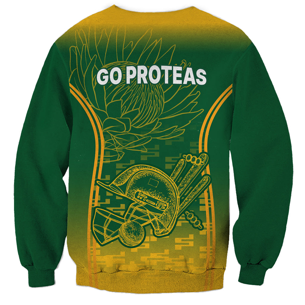 South Africa Cricket Sweatshirt Go Proteas World Cup Version 2023 Sproty - Wonder Print Shop