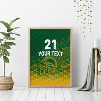 Custom South Africa Cricket Canvas Wall Art Go Proteas World Cup Version 2023 Sproty LT9 - Wonder Print Shop