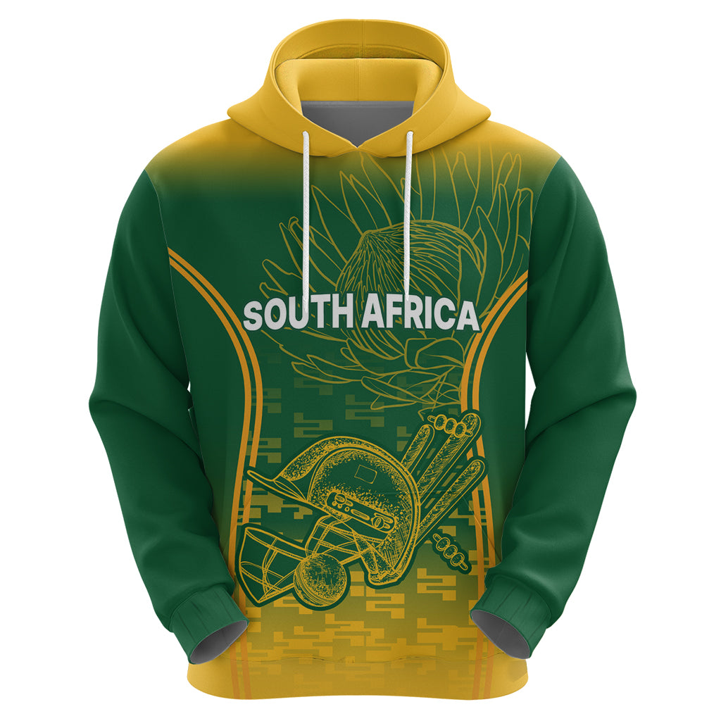 Custom South Africa Cricket Hoodie Go Proteas World Cup Version 2023 Sproty - Wonder Print Shop