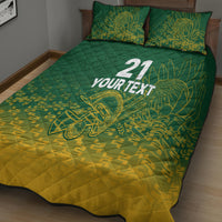 Custom South Africa Cricket Quilt Bed Set Go Proteas World Cup Version 2023 Sproty - Wonder Print Shop
