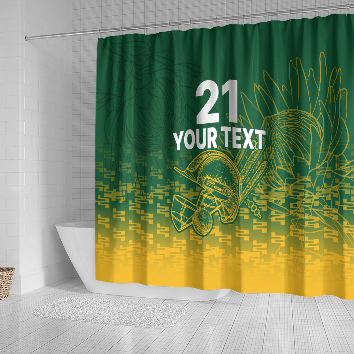 custom-south-africa-cricket-shower-curtain-go-proteas-world-cup-version-2023-sproty