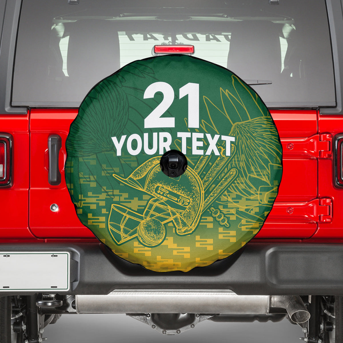 Custom South Africa Cricket Spare Tire Cover Go Proteas World Cup Version 2023 Sproty - Wonder Print Shop
