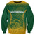 Custom South Africa Cricket Sweatshirt Go Proteas World Cup Version 2023 Sproty - Wonder Print Shop