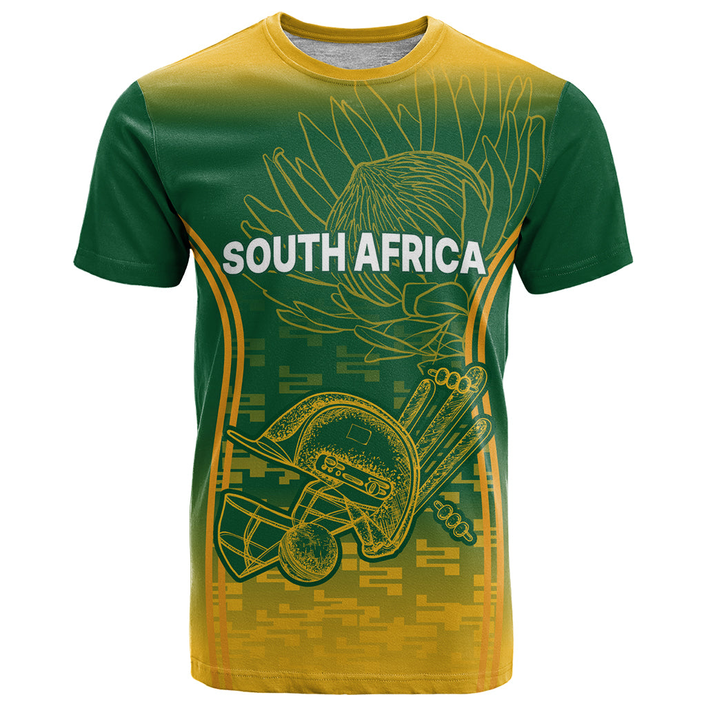 Custom South Africa Cricket T Shirt Go Proteas World Cup Version 2023 Sproty - Wonder Print Shop