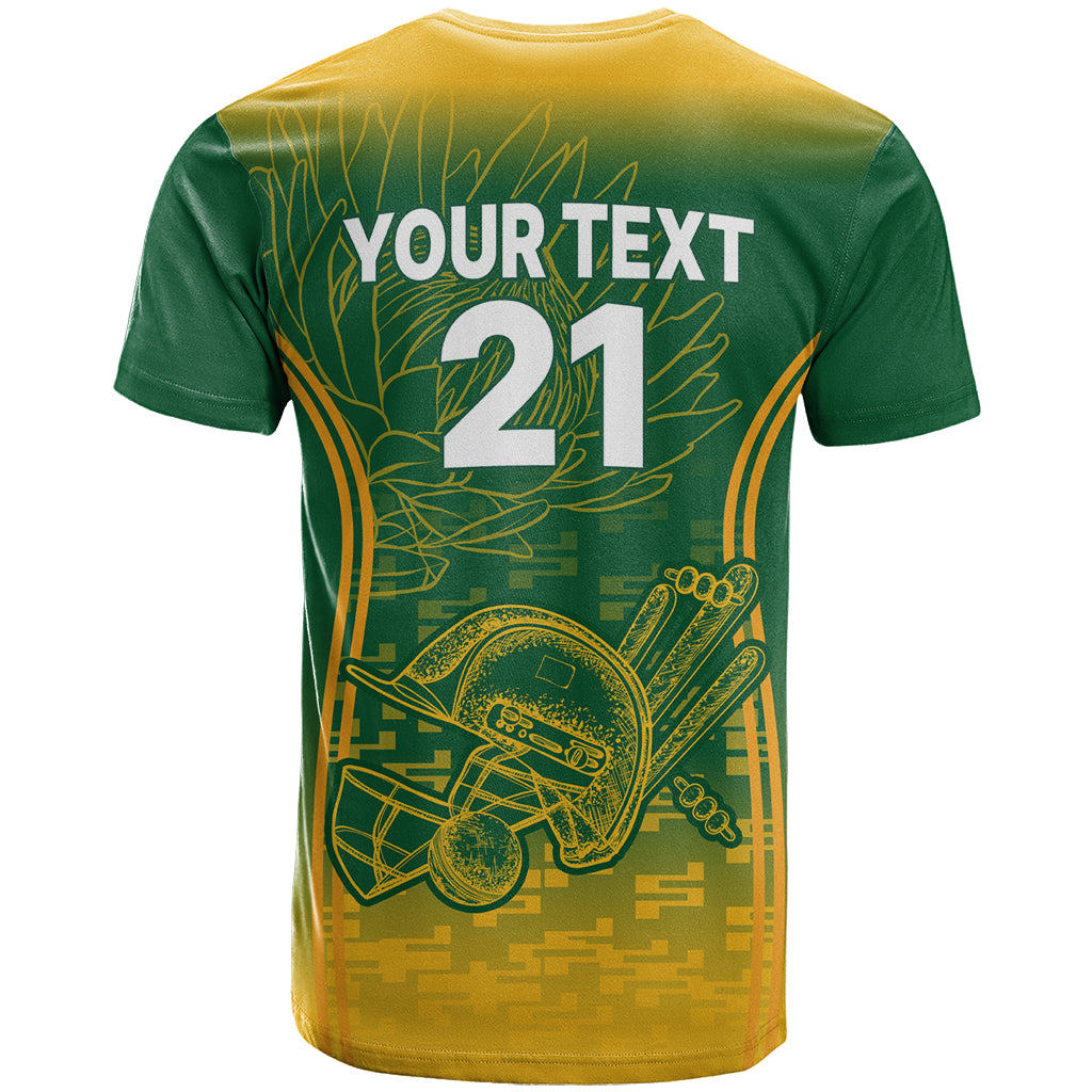 Custom South Africa Cricket T Shirt Go Proteas World Cup Version 2023 Sproty - Wonder Print Shop