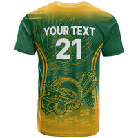 Custom South Africa Cricket T Shirt Go Proteas World Cup Version 2023 Sproty - Wonder Print Shop