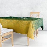 Custom South Africa Cricket Tablecloth Go Proteas World Cup Version 2023 Sproty - Wonder Print Shop