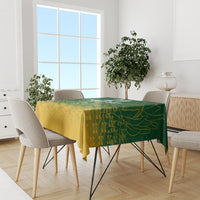 Custom South Africa Cricket Tablecloth Go Proteas World Cup Version 2023 Sproty - Wonder Print Shop