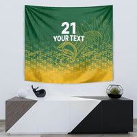 Custom South Africa Cricket Tapestry Go Proteas World Cup Version 2023 Sproty - Wonder Print Shop