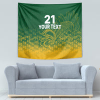 Custom South Africa Cricket Tapestry Go Proteas World Cup Version 2023 Sproty - Wonder Print Shop