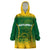 Custom South Africa Cricket Wearable Blanket Hoodie Go Proteas World Cup Version 2023 Sproty - Wonder Print Shop