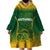 Custom South Africa Cricket Wearable Blanket Hoodie Go Proteas World Cup Version 2023 Sproty - Wonder Print Shop