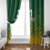 Custom South Africa Cricket Window Curtain Go Proteas World Cup Version 2023 Sproty - Wonder Print Shop