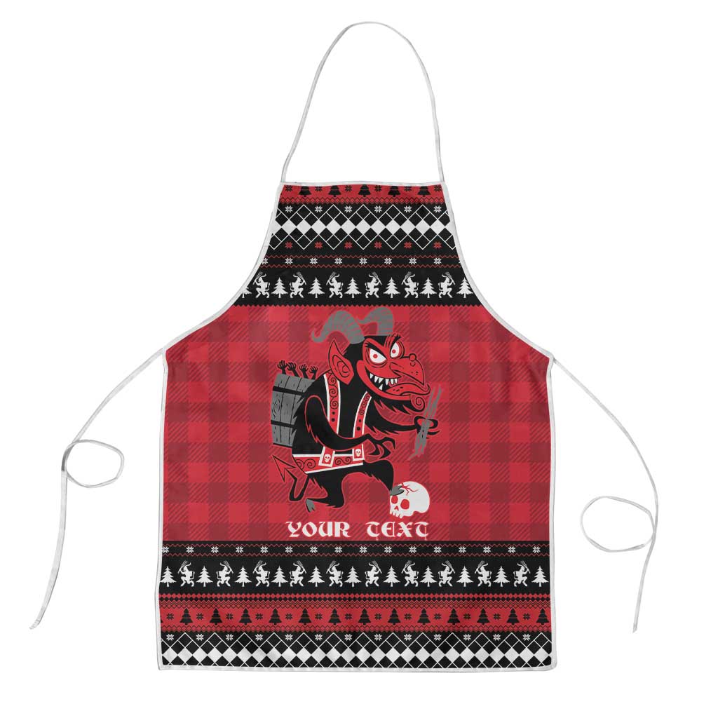 Merry Krampusnacht Personalized Apron Austrian Bavaria Alpine Christmas Demons - Wonder Print Shop