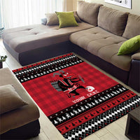 Merry Krampusnacht Personalized Area Rug Austrian Bavaria Alpine Christmas Demons - Wonder Print Shop