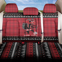 Merry Krampusnacht Personalized Back Car Seat Cover Austrian Bavaria Alpine Christmas Demons - Wonder Print Shop