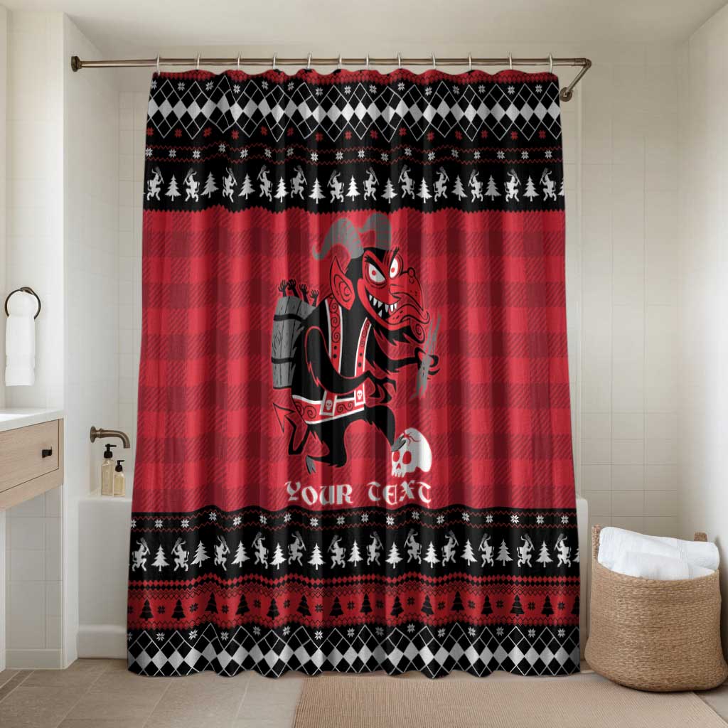 Merry Krampusnacht Personalized Bathroom Set Austrian Bavaria Alpine Christmas Demons - Wonder Print Shop