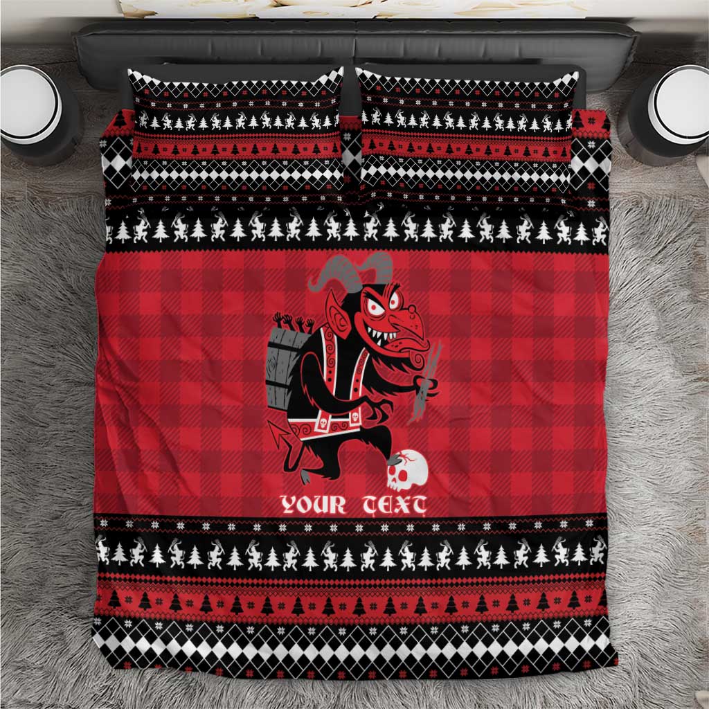 Merry Krampusnacht Personalized Bedding Set Austrian Bavaria Alpine Christmas Demons - Wonder Print Shop