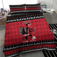 Merry Krampusnacht Personalized Bedding Set Austrian Bavaria Alpine Christmas Demons - Wonder Print Shop