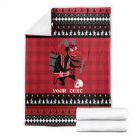Merry Krampusnacht Personalized Blanket Austrian Bavaria Alpine Christmas Demons - Wonder Print Shop
