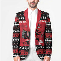 Merry Krampusnacht Personalized Blazer Austrian Bavaria Alpine Christmas Demons - Wonder Print Shop