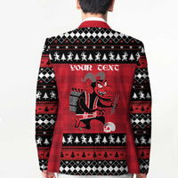 Merry Krampusnacht Personalized Blazer Austrian Bavaria Alpine Christmas Demons - Wonder Print Shop