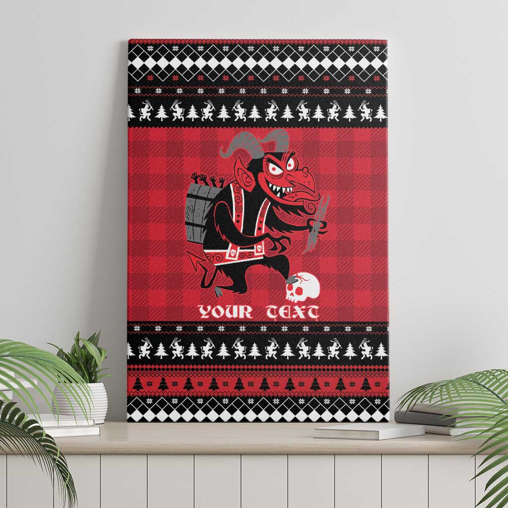 Merry Krampusnacht Personalized Canvas Wall Art Austrian Bavaria Alpine Christmas Demons - Wonder Print Shop