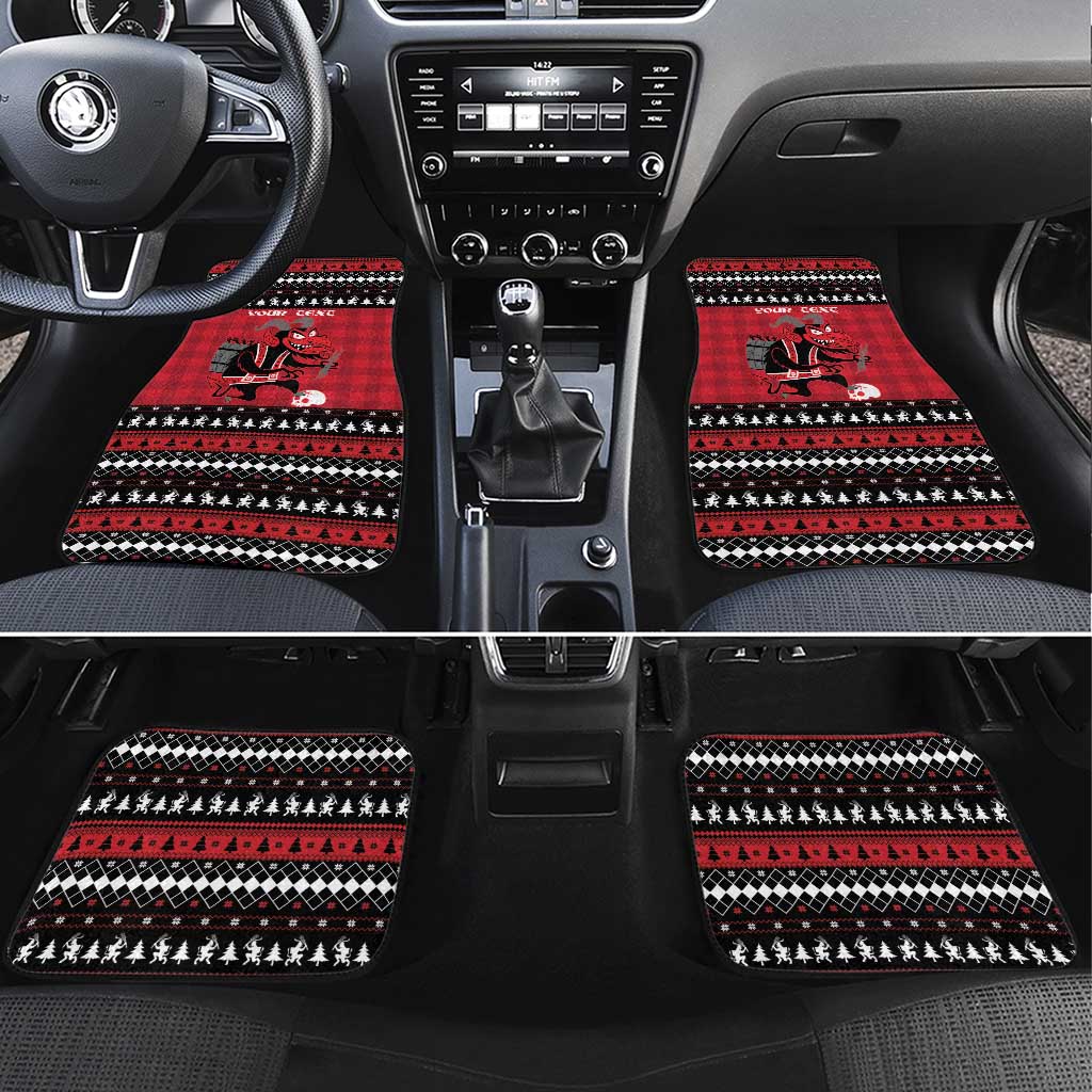 Merry Krampusnacht Personalized Car Mats Austrian Bavaria Alpine Christmas Demons - Wonder Print Shop