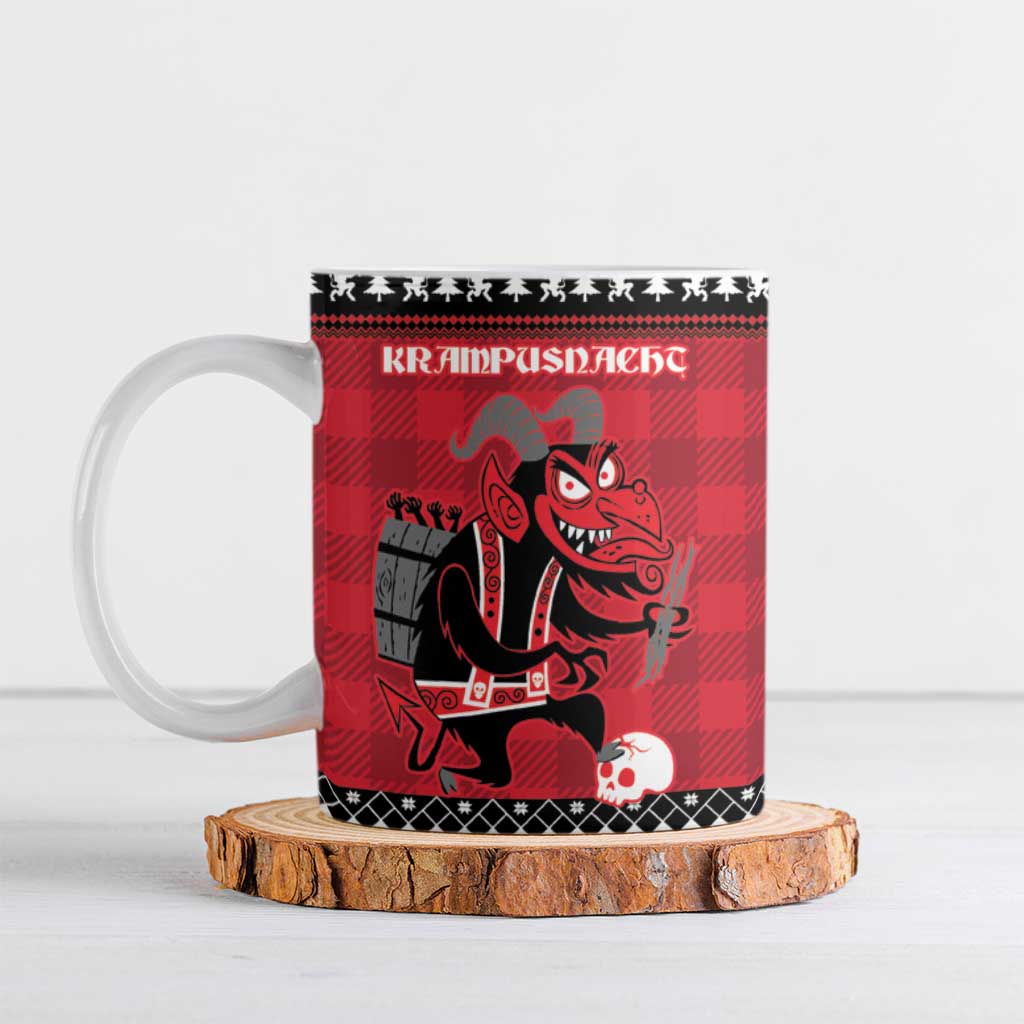 Merry Krampusnacht Personalized Ceramic Mug Austrian Bavaria Alpine Christmas Demons - Wonder Print Shop