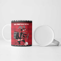 Merry Krampusnacht Personalized Ceramic Mug Austrian Bavaria Alpine Christmas Demons - Wonder Print Shop