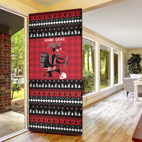 Merry Krampusnacht Personalized Door Cover Austrian Bavaria Alpine Christmas Demons - Wonder Print Shop