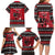 Merry Krampusnacht Personalized Family Matching Long Sleeve Bodycon Dress and Hawaiian Shirt Austrian Bavaria Alpine Christmas Demons - Wonder Print Shop