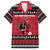 Merry Krampusnacht Personalized Family Matching Off The Shoulder Long Sleeve Dress and Hawaiian Shirt Austrian Bavaria Alpine Christmas Demons - Wonder Print Shop