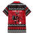 Merry Krampusnacht Personalized Family Matching Off The Shoulder Long Sleeve Dress and Hawaiian Shirt Austrian Bavaria Alpine Christmas Demons - Wonder Print Shop