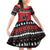 Merry Krampusnacht Personalized Family Matching Off Shoulder Short Dress and Hawaiian Shirt Austrian Bavaria Alpine Christmas Demons - Wonder Print Shop