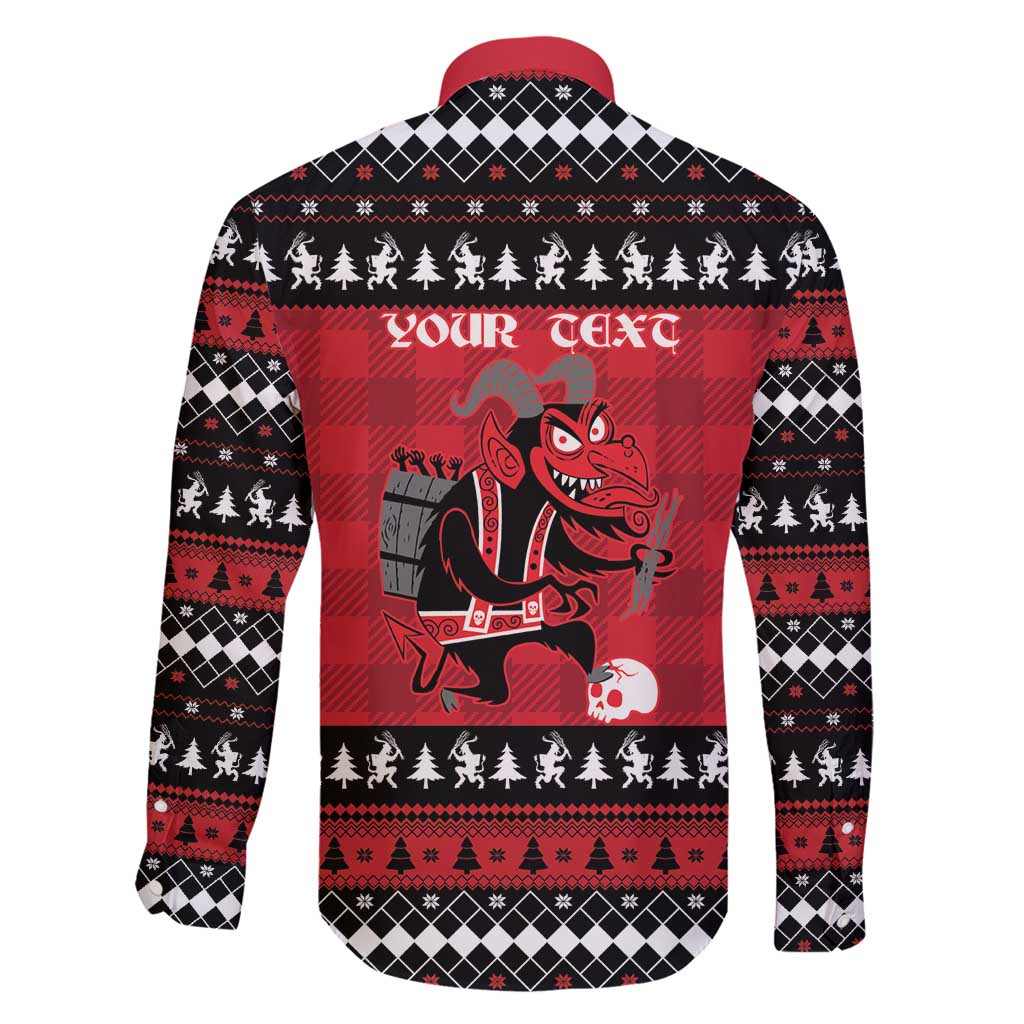 Merry Krampusnacht Personalized Family Matching Puletasi and Hawaiian Shirt Austrian Bavaria Alpine Christmas Demons - Wonder Print Shop
