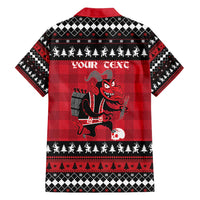 Merry Krampusnacht Personalized Family Matching Summer Maxi Dress and Hawaiian Shirt Austrian Bavaria Alpine Christmas Demons - Wonder Print Shop