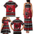 Merry Krampusnacht Personalized Family Matching Tank Maxi Dress and Hawaiian Shirt Austrian Bavaria Alpine Christmas Demons - Wonder Print Shop